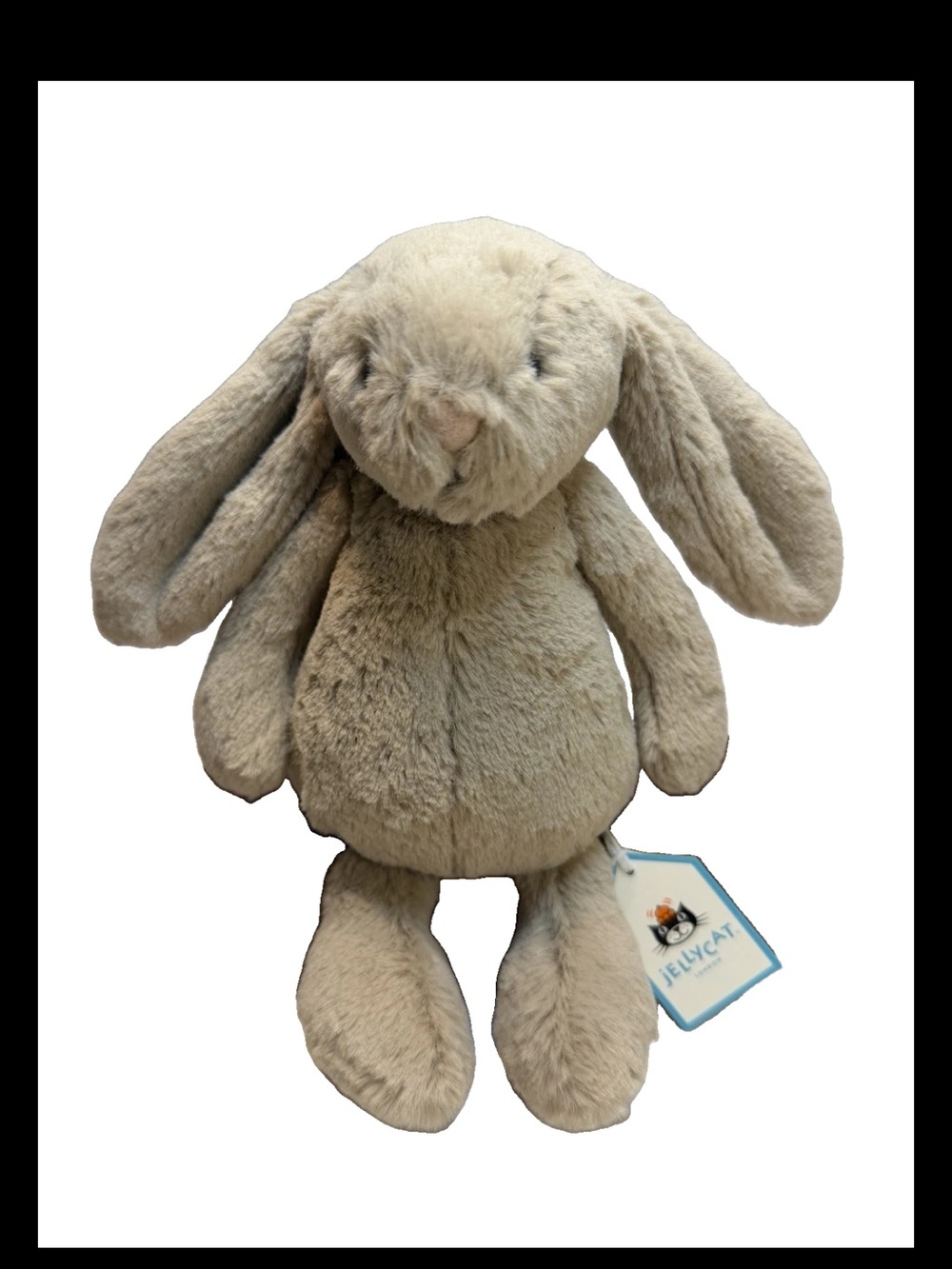 New Jellycat Small Bashful Beige Bunny 8” Stuffed Animal Plush New With Tags